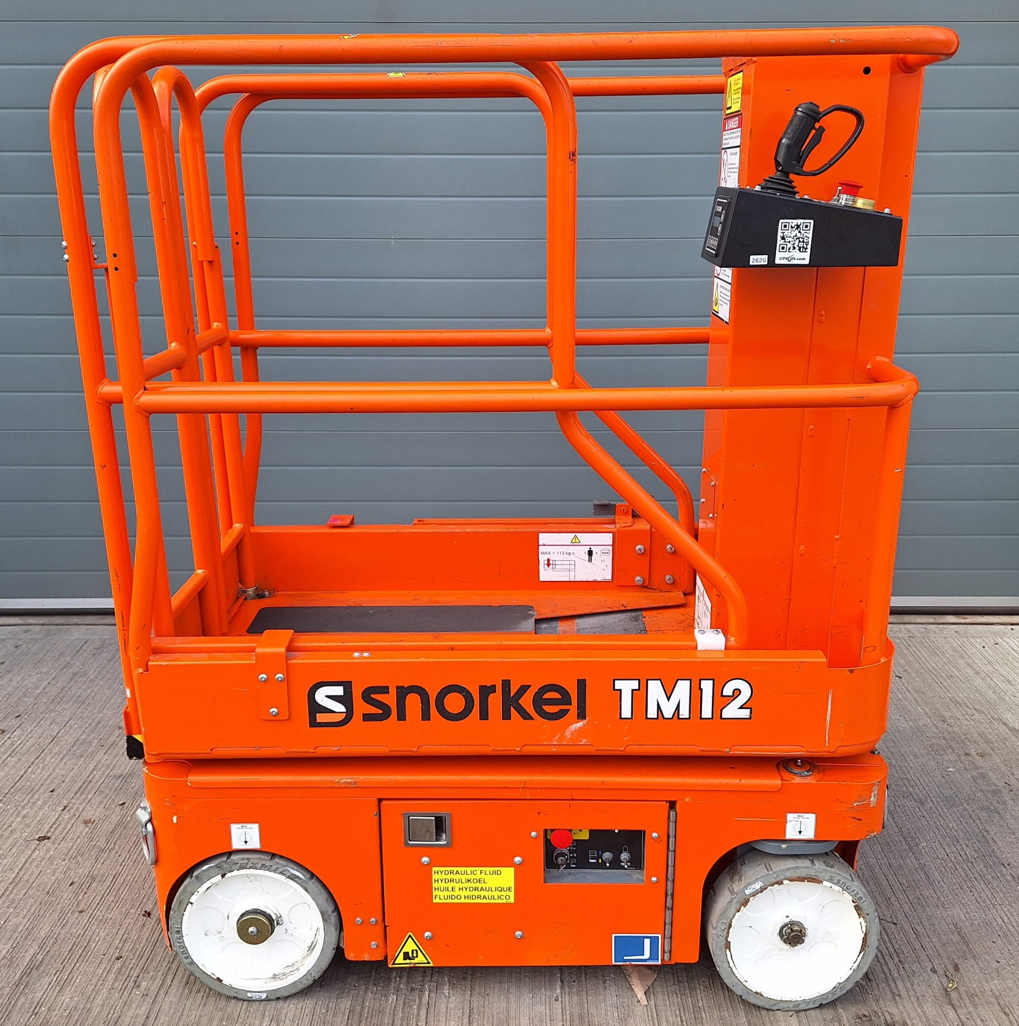 Used Snorkel TM12 Self Propelled Mast Lift Central Platform Services Ltd