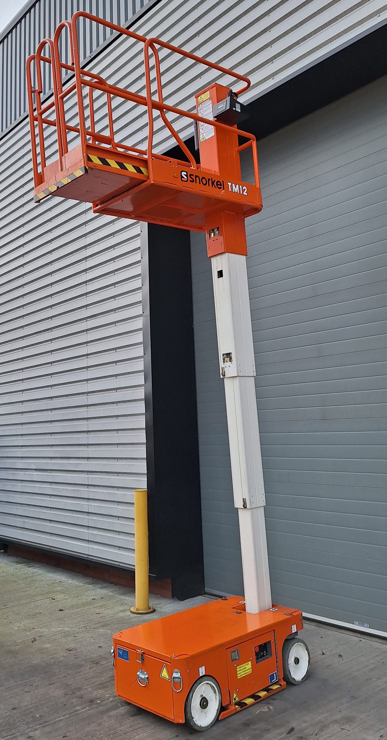 Used Snorkel TM12 Self Propelled Mast Lift Central Platform Services Ltd