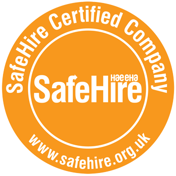 SafeHire Certified logo.