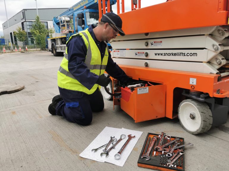 Access platform servicing and repairs.