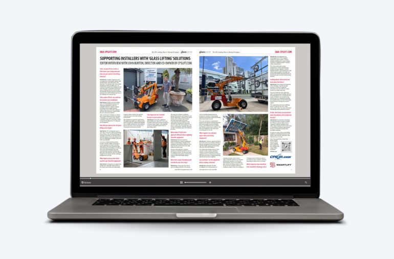 A screenshot of CPSLift.com's editorial feature in Glass News.