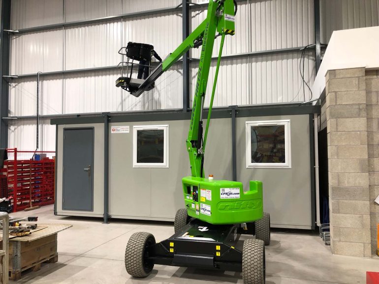 A cherry picker on hire.