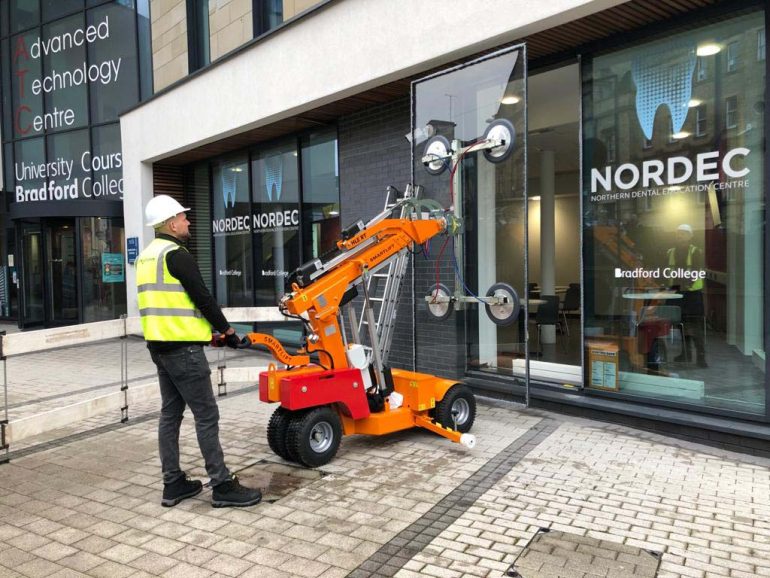 Smartlift glazing robot hire from CPSLift.com